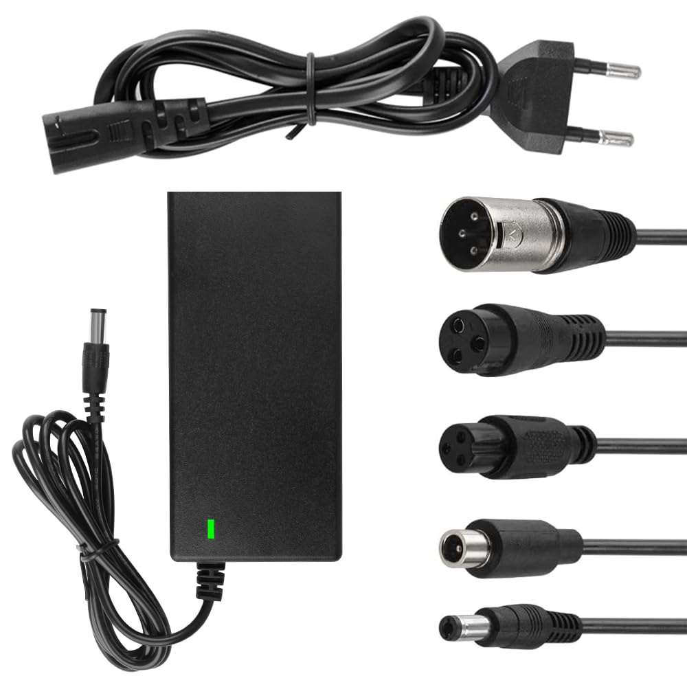 Chargeur 36V de Trotinette Electrique, Chargeur 42V 2A pour Trottinette