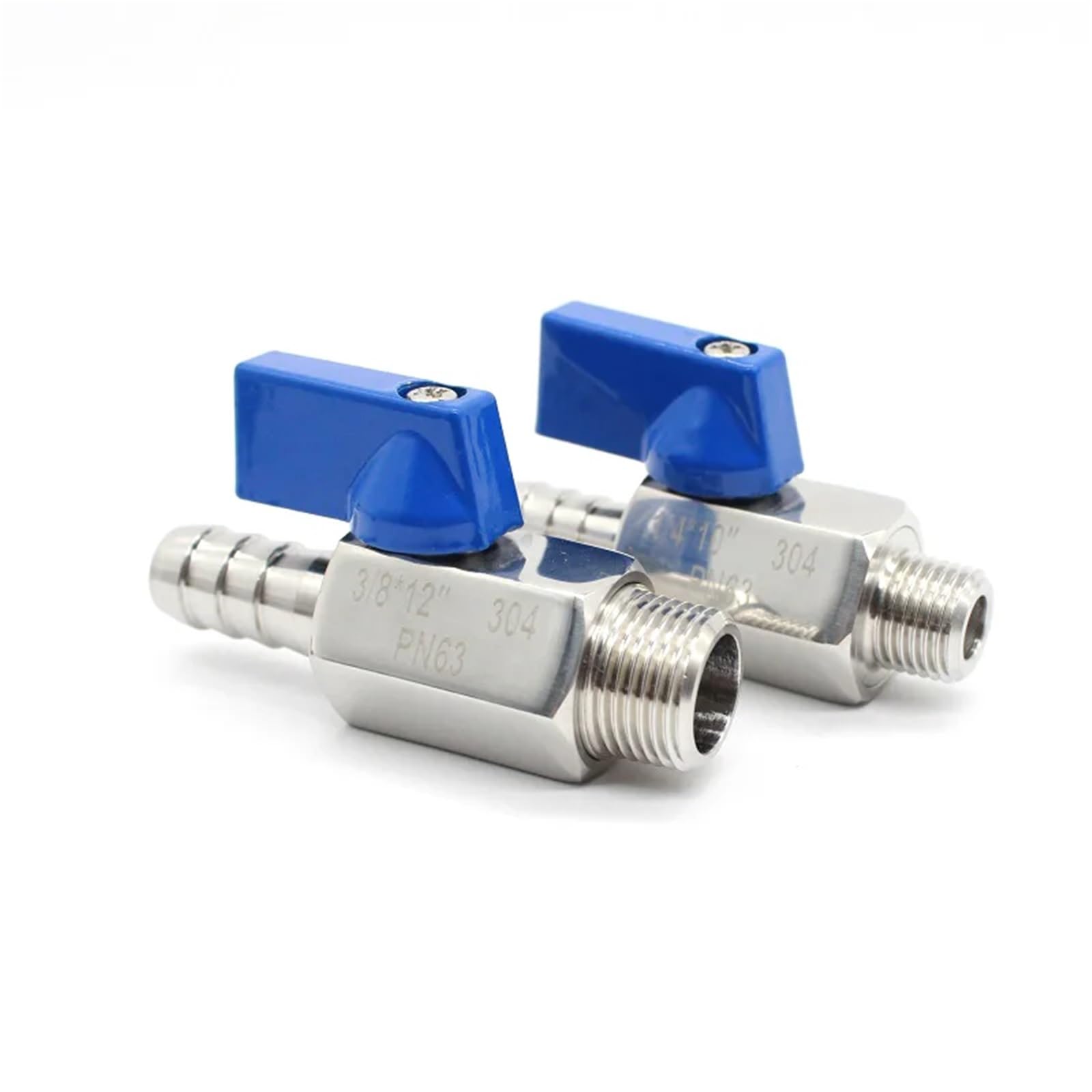 1 szt. Zawór kulowy SS304 1/2to7mm-8mm-10mm12mm-12.7mm-14mm-16mm-18mm-20mm (3I4inch X18mm 215g)
