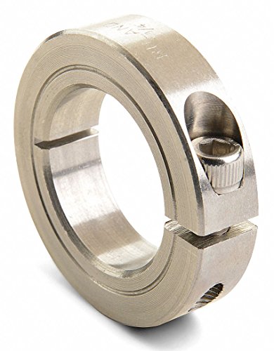 Shaft Collar, Clamp, 1Pc, 4mm, 303 SS