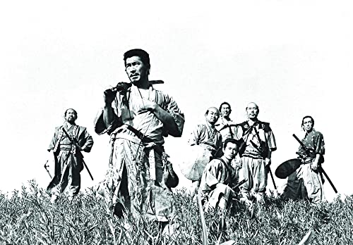 Image of Tallenge - Seven Samurai - Akira Kurosawa Masterpiece - Classic Movie - Small Poster(Paper,12 x 17 inches, MultiColour)