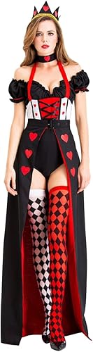 IBTOM CASTLE Vestidos de Halloween para mujer, ropa de baile de cosplay para adultos con corona, sesión de fotos, fiesta de cumpleaños
