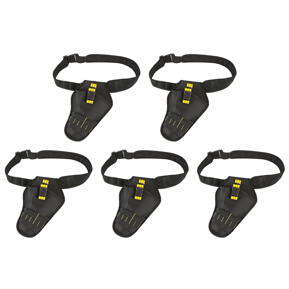 Étui à perceuse Multifonctionnel pour Homme, Ceinture Porte-Outils Robuste à Fermeture Rapide, résistante à l'usure, avec Sangle Ajustable, Pratique pour Le Rangement des perceuses,Tournevis