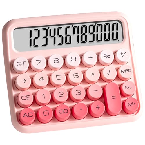 Candy - Calculadora de oficina con computación precisa, pantalla grande, teclado mecánico, calculadora para un trabajo eficiente