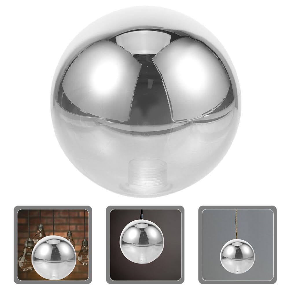 Kit Fixation Abat-jour Globe Verre VEEMOON - Bague Métal Dorée Et Joint - Pour Luminaire Suspendu - Diamètre 48-52 Mm