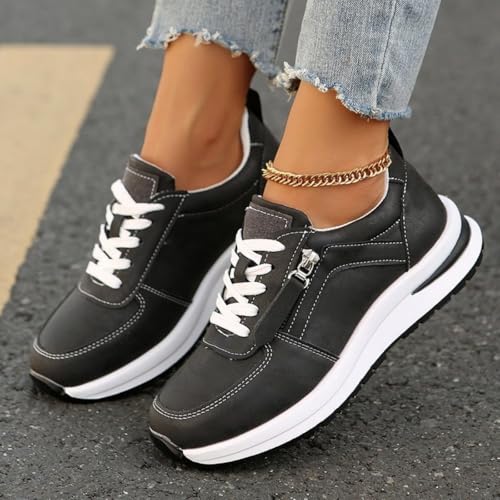 Orthopedic Tennis Shoes for Women Arch Support Wide Width Comfort Wear Orthowear Shoes Plantar Fasciitis Fashion Sneakers Walking Running Casual Shoe Nurse Babe Shoe Comfortable Breathable4