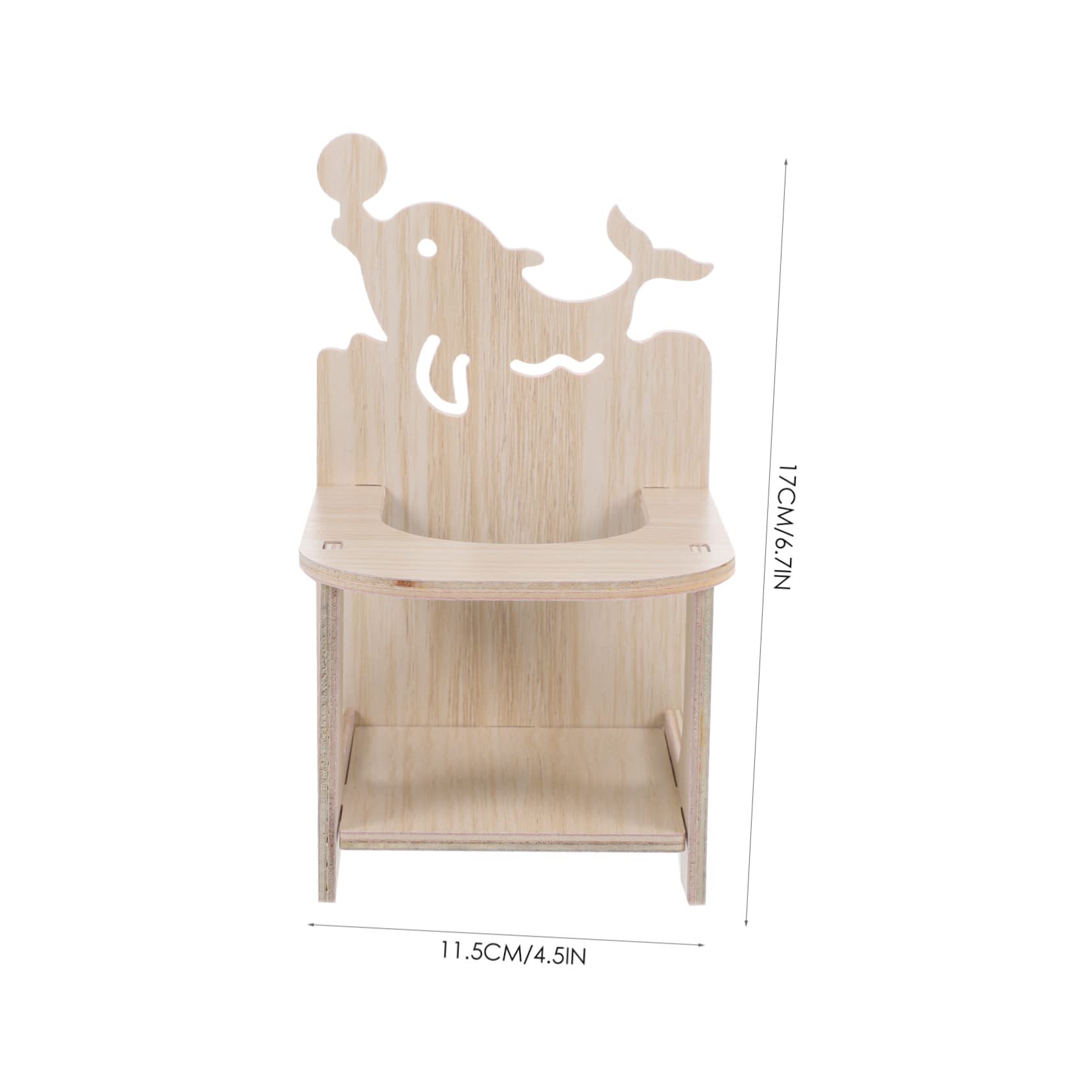 Abaodam 1Set Decorative Hamster Chair with Dinning Table Comfortable Miniature Chair for Pets for Hamsters Chinchillas More Halloween Ornament for