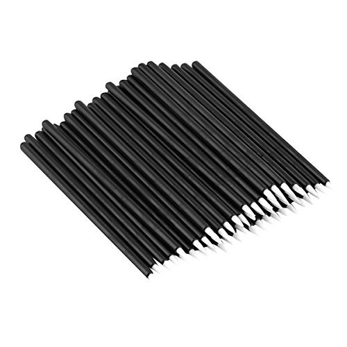 100PCS Pincel Delineador Desechables,Punta de Pincel Delineador de Ojos Maquillaje Delineador de Ojos Perfecto… - Imagen 3