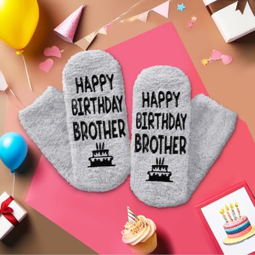 HAPPYPOP-Fuzzy-Birthday-Gifts-For-Him-Birthday-Gifts-For-Dad-Uncle-Brother-Husband-Grandson-Grey-Father-Socks