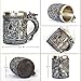 Medieval GOT Dragon D&D Game Mug of Thrones Merchandise Beer Steins Viking Tankard Stainless Coffee Cup Gift Mug for Dragon Collector, Themed Party Decoration