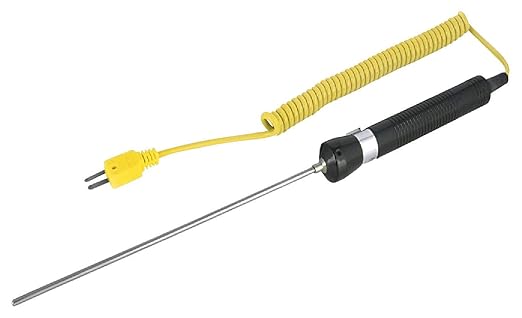 REED Instruments R2950 I Immersion Thermocouple Probe, Type K, -58 to 1112?F (-50 to 600?C)