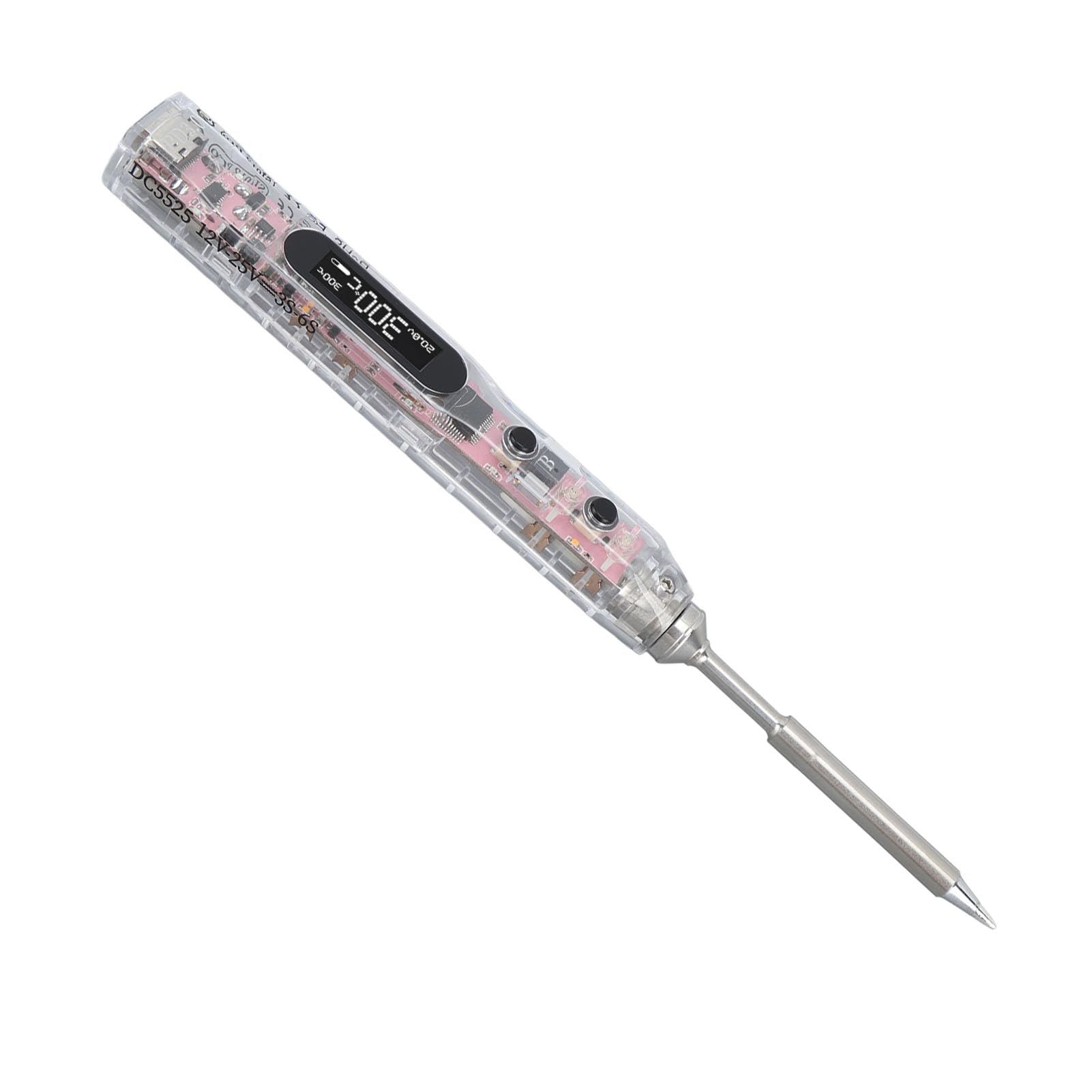 SI012 PRO MAX Saldatore con Display Digitale Intelligente a Temperatura Costante con Testa Per Saldatore TS-B2 (tensione DC12V-25V)