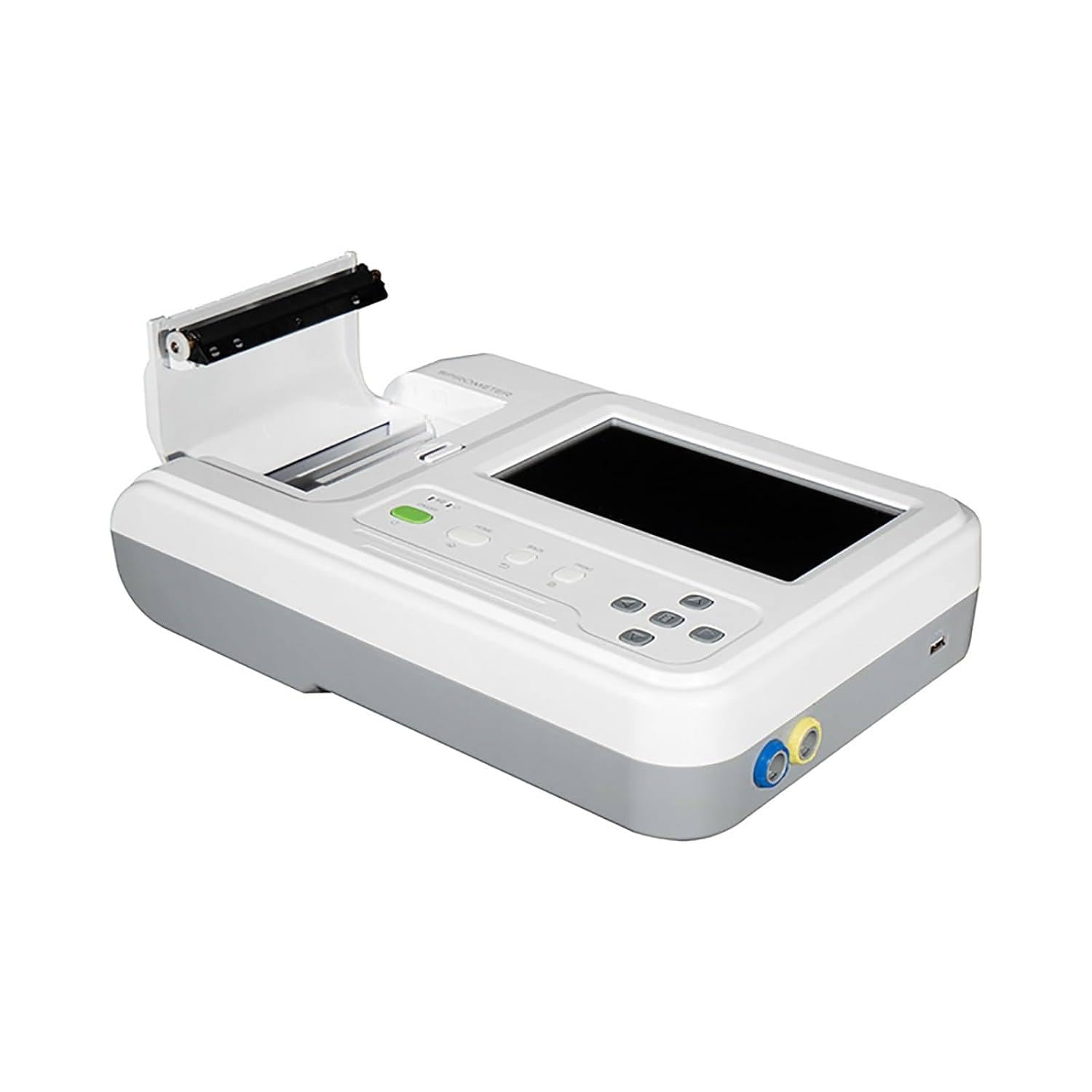 Domowy monitor zdrowia serca, monitor EKG/EKG, profesjonalny cyfrowy elektrokardiograf z kolorowym wyświetlaczem LCD, urządzenie 12-odprowadzeniowe