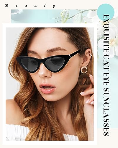 Kanayu 24 Pairs Retro Cat Eye Sunglasses for Women bulk Vintage Trendy Goggles Party Plastic Frame Sunglasses for men3