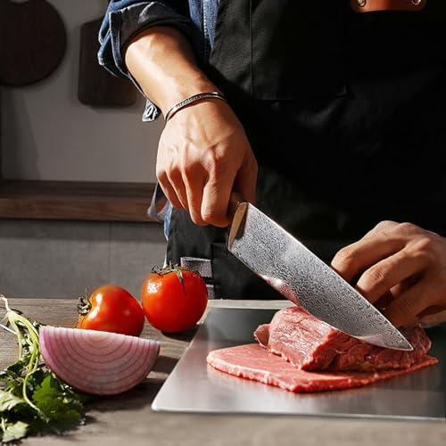Tabla de Cortar de Titanio YOWOMTA para Cocina, Ideal para Frutas, Carnes y Verduras, con Base Antideslizante miniatura 7
