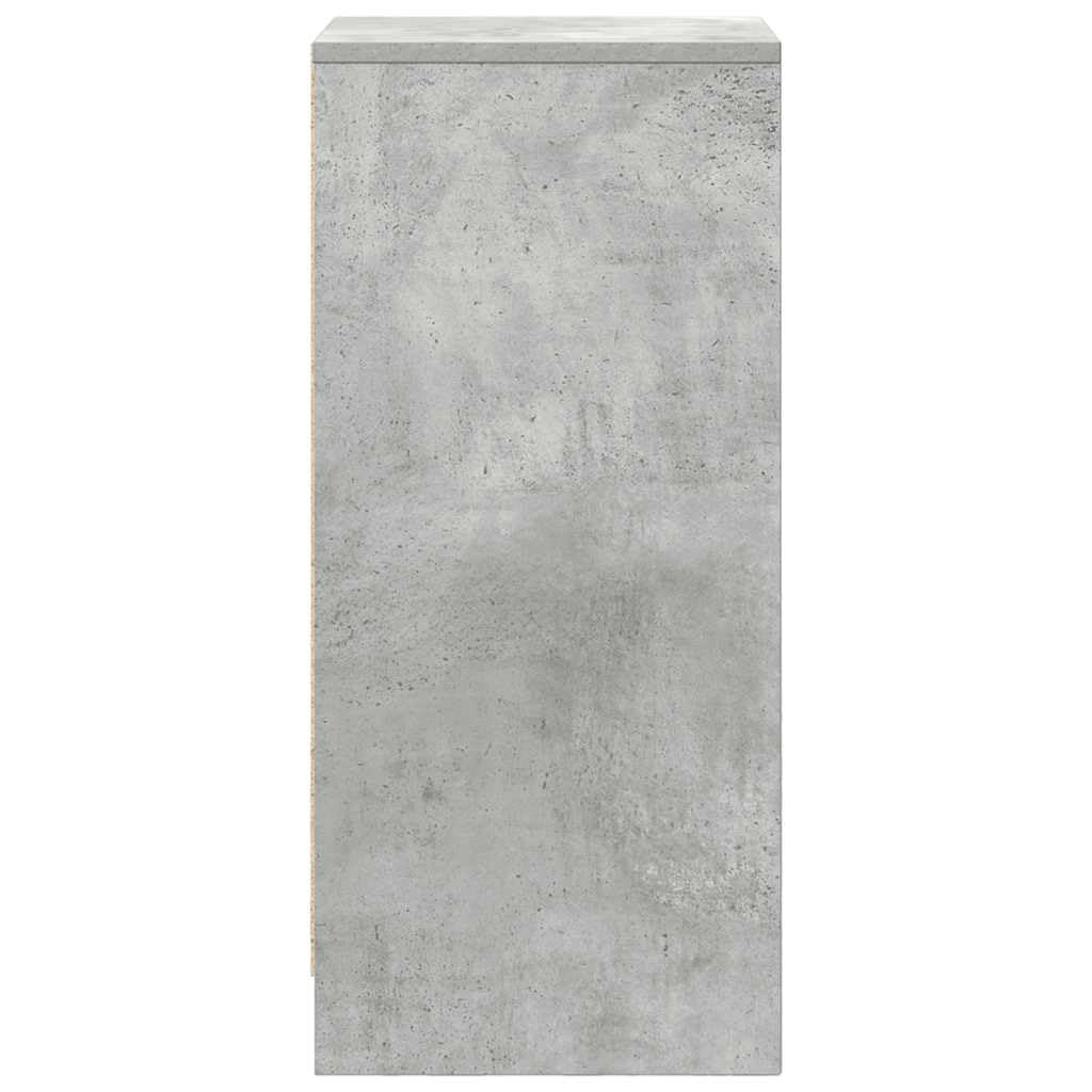 vidaXL Sideboard Betongrau 29,5x34x76 cm Holzwerkstoff
