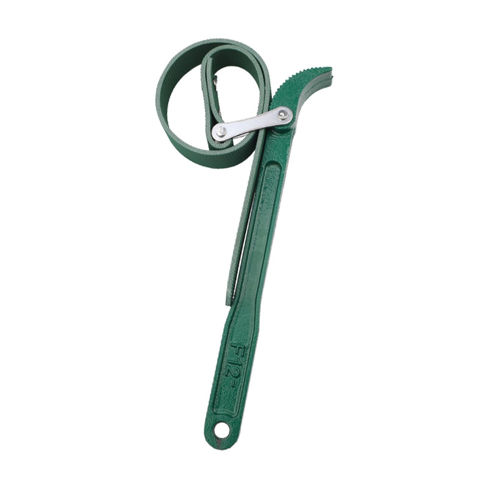 TWISAXC Strap Opener Wrench Automotive Repair Tool Non-Slip Handle Adjustable Features All Needs Wrench is Made of High Carbon Steel.Grips Tightly Without, with Belt, 12 inch