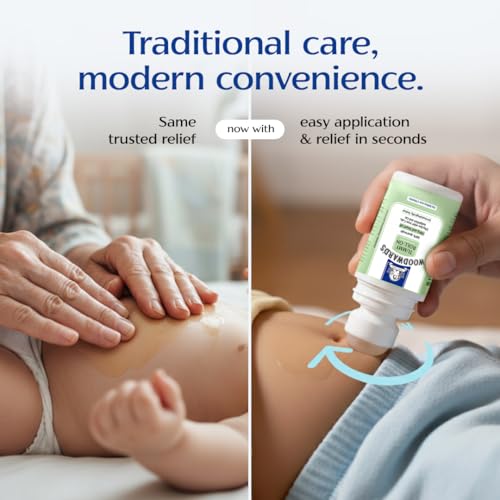 Image of Woodward's Tummy Roll On for Baby, Colic Relief | Constipation & Indigestion with Hing & Saunf Oil | 100% Ayurvedic - 40ml