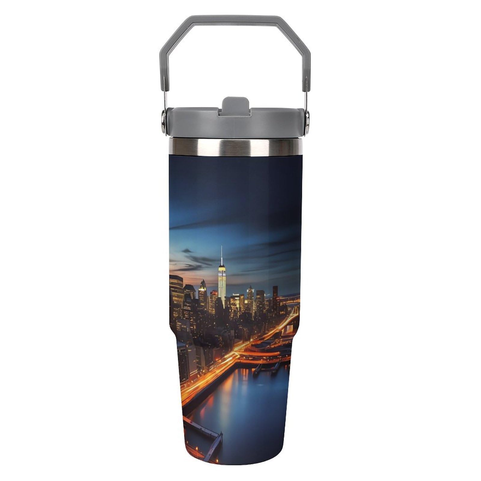 Bouteille d'eau isotherme grande capacité en acier inoxydable