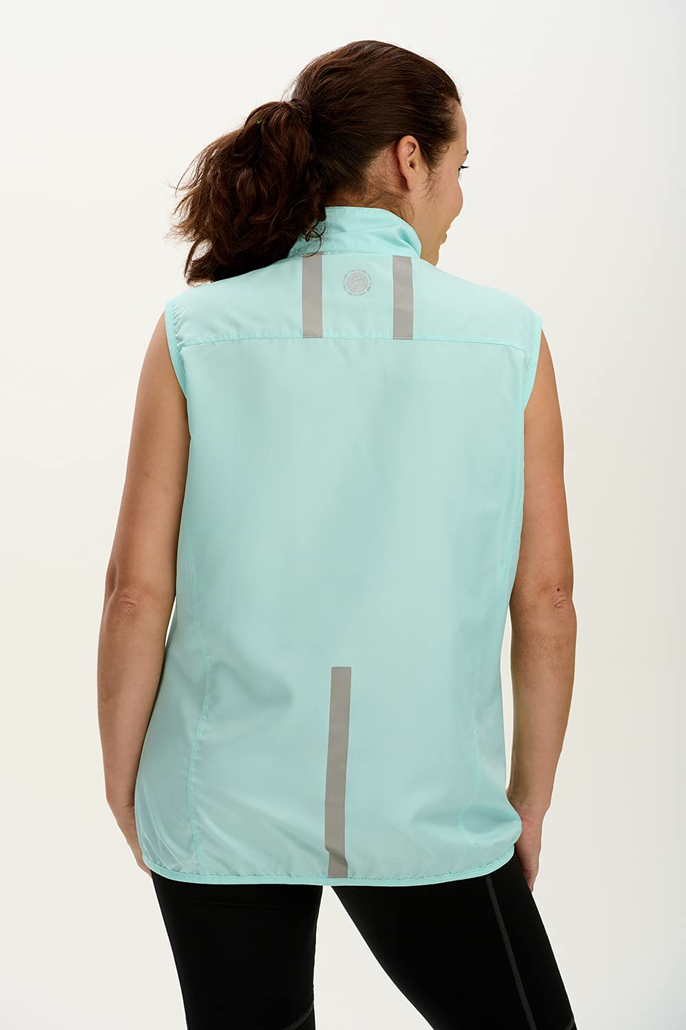Time To Run Gilet Veste de Course a Pied Sans Manche Pour Femme Avec Poches - Légère Coupe-Vent Respirant - Idéal Pour Le Jogging - de