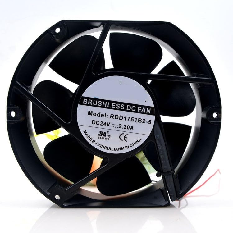 RDD1751B2-5 24V DC 2.3A 17251 (172x150x51mm) Axial Fan, High Airflow, Ball Bearing, Industrial