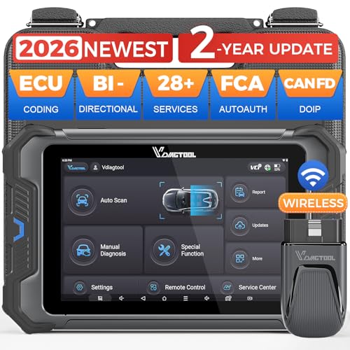 Complaint 9 VDIAGTOOL Bidirectional Scan Tool VD80 BT Lite, 2026 8' Wireless Full System OBD2 Scanner Diagnostic Tool with 28+ Resets, ECU C0ding, Oil/Brake/BMS/SAS, FCA, CAN FD & DoIP, 2 Years Free Update