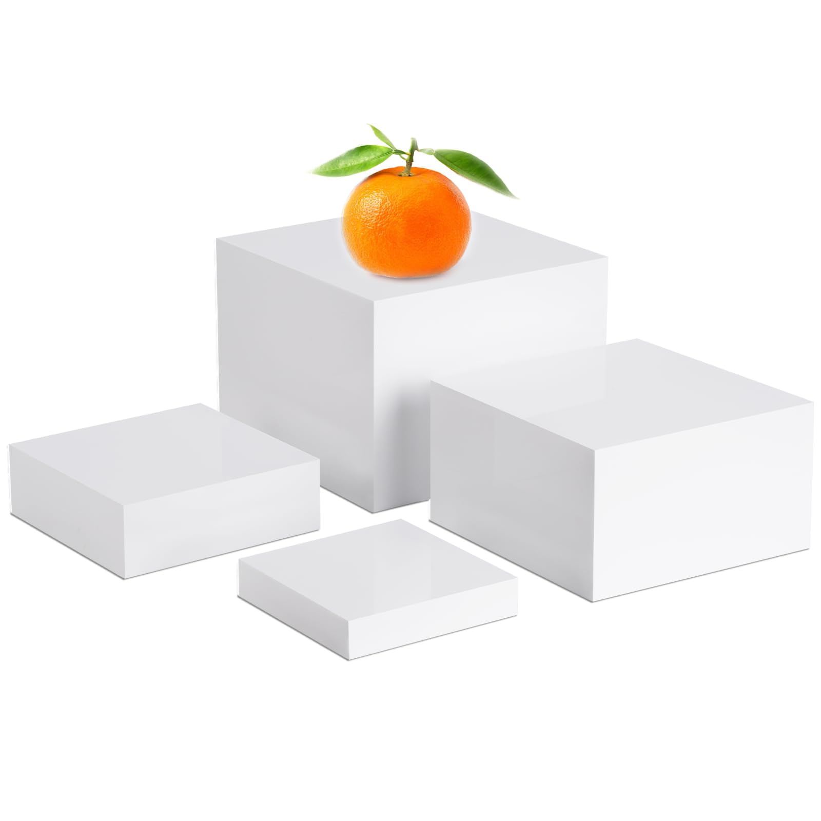 Rehausseurs blancs pour buffet pour briser la monotonie des tables