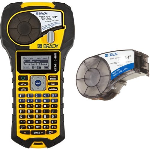 BRADY BMP21PLUS Handheld Label Printer with Rubber Bumpers, MultiLine