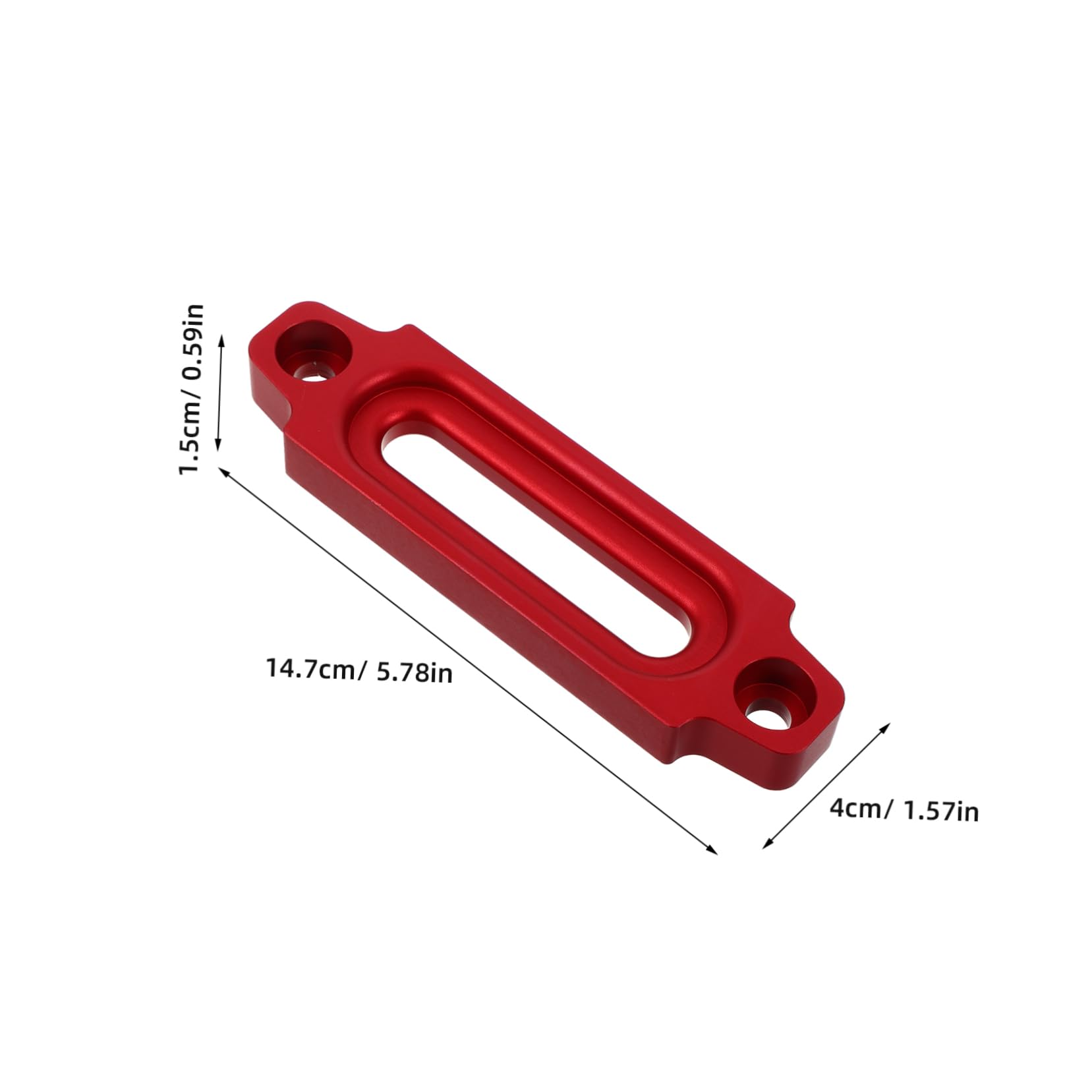 PRETYZOOM F Road Winch Accessories Aluminum Winch Fairlead Synthetic Anchor Cables Easy to Install