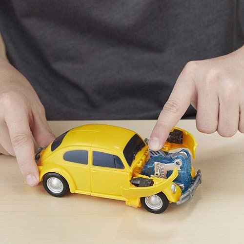 Miniatura 3 de Transformers: Juguetes de película Bumblebee, Energon Igniters Nitro Bumblebee figura de acción – Incluye poderes centrales de acción de conducción