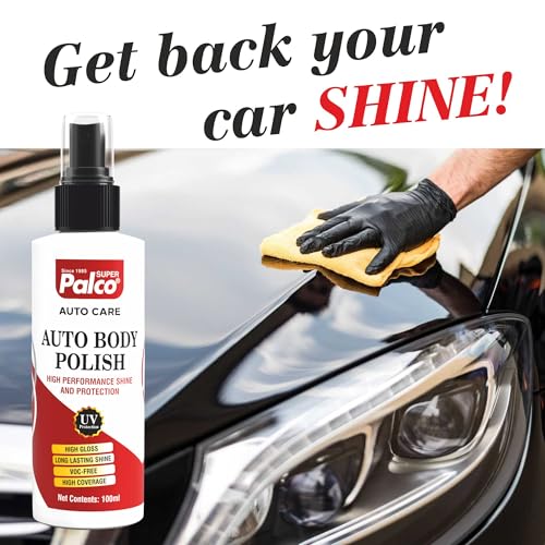 Image of PALCO Auto Body Polish for Bike Car UV Protection Long Lasting Shine 100ml