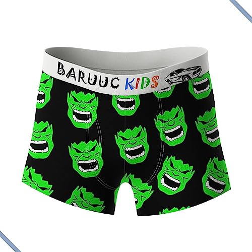 Kit 10 cuecas boxer Infantil menino microfibra estampada
