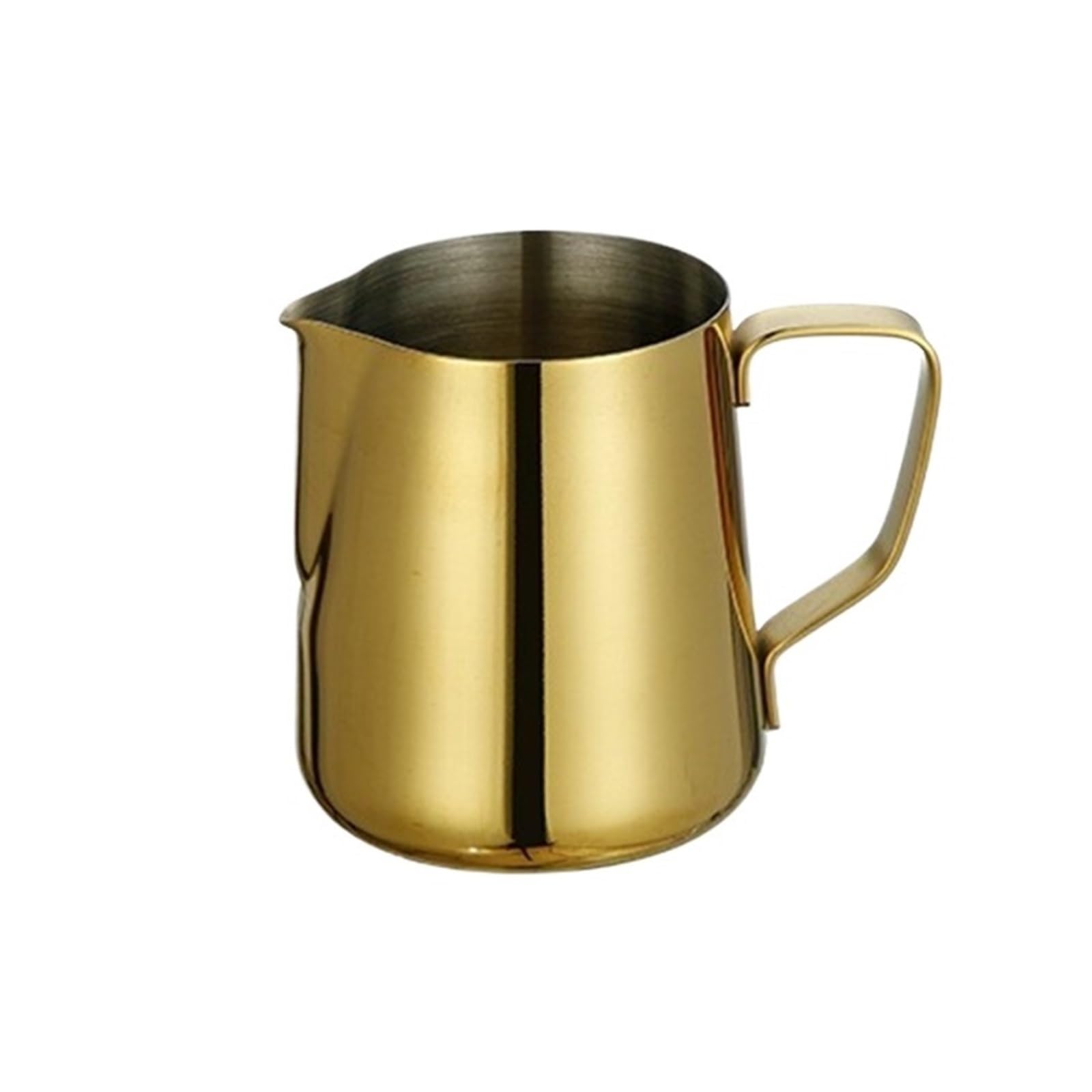 Jarra de acero inoxidable for espuma café, jarra con forma flor, olla for leche, jarras artísticas(350ML No Scale)