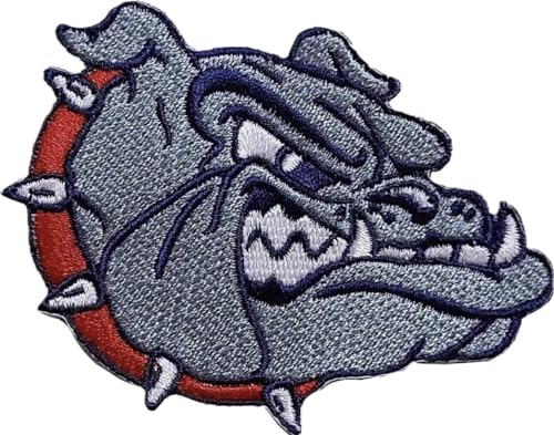 Bulldog Embroidered Sew on Patch - Iron on Patches for Animal Lovers, Indian Wildlife Lovers - Environment Emblem for Jackets, Jeans, Backpacks, Hats and Shirts