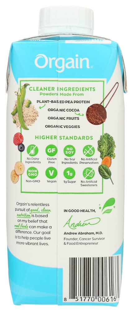 Image of ORGAIN Creamy Chocolate Plant Based Protein Shake, 11 FZ