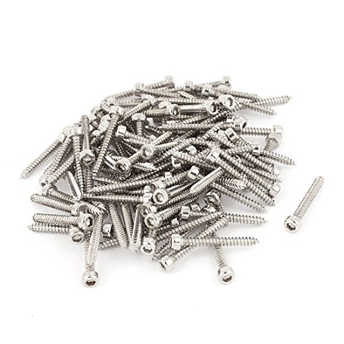 Tornillos autorroscantes hexagonales 3mmx25mm 100 piezas miniatura 1