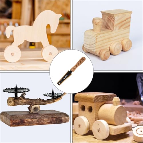 KERYE 6 Inch Hand Saw, SK5 Flexible Blade Woodworking Tools, Japanese Pull Saw with Double Edges of 11/17 TPI, Sharp and Light Hand Tools for Wood Cutting, Carpenter Tools for Men Gifts - Image 5