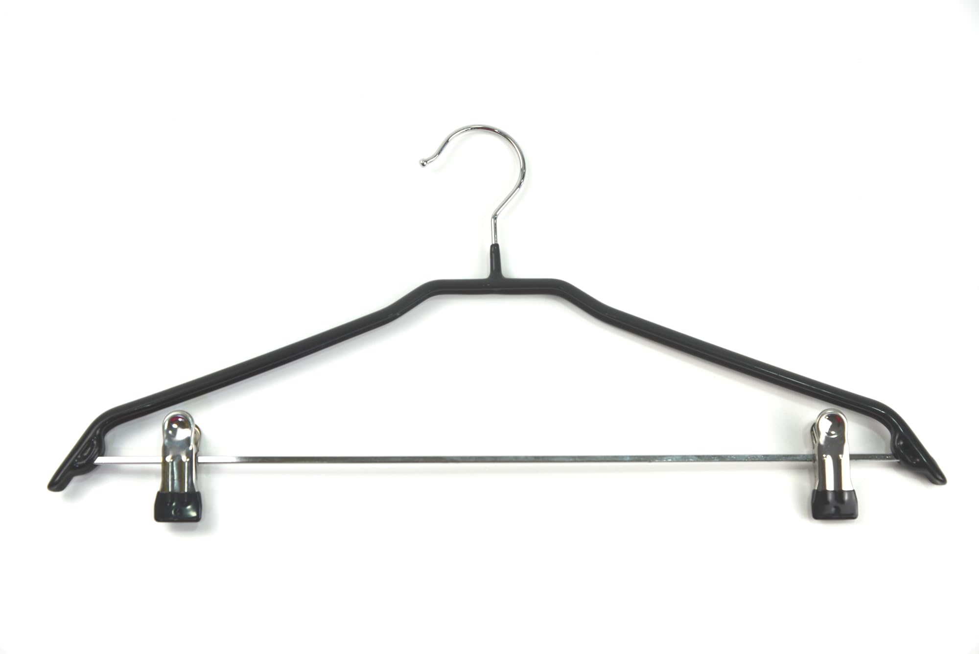 Cintres en métal avec clips Ordinett pour organiser dressing et garage