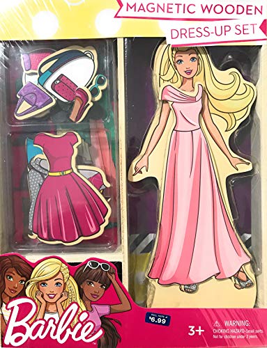 Barbie Magnetic Wooden Dress-Up Set