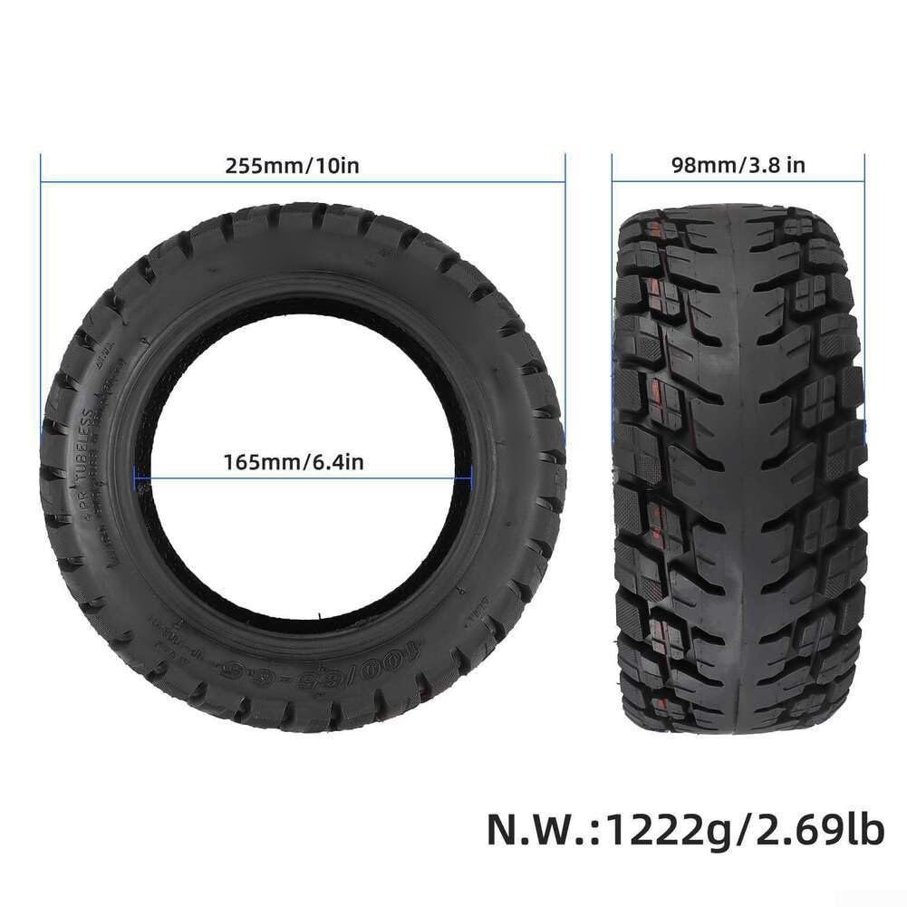 Hulajnoga elektryczna 27,9 cm, opona 100/65-6,5, przeciwwybuchowa, dętka i dętka 90/65-6,5, odporna na zużycie