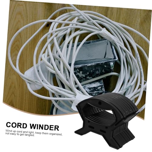 DOITOOL juego de 10 enrolladores de cable para organizar extensiones, cuerdas y luces miniatura 3