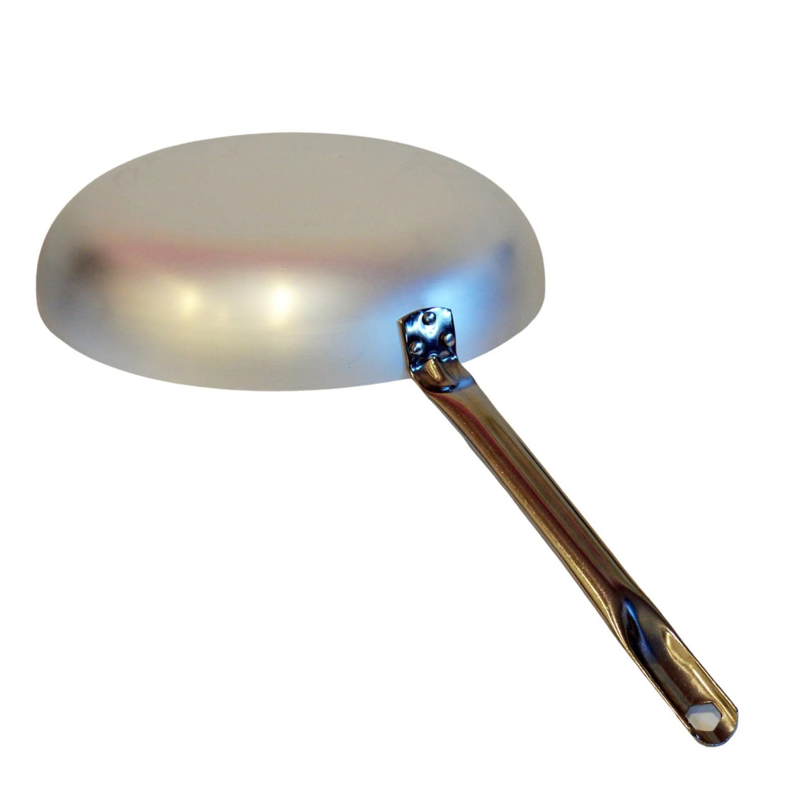 PARDINI - Padella in alluminio per cottura a gas, svasata alta da 32 cm, altezza 7.5 centimetri. Spessore 3 millimetri. Ideale per cottura al salto. Linea professionale.