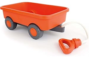 My First Green Toys Wagon in Vibrant Orange