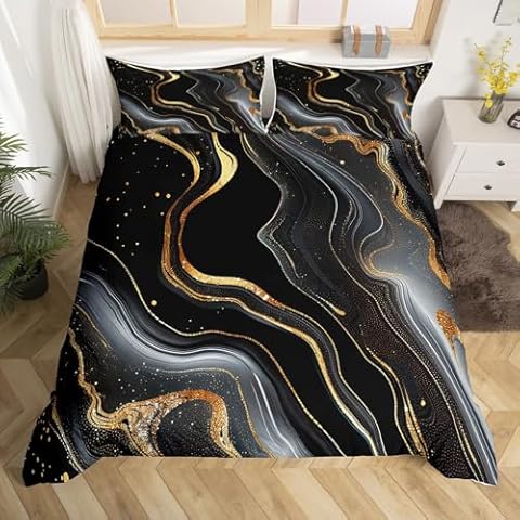 Homewish Housse de Couette Marbre 240x260 cm Cover