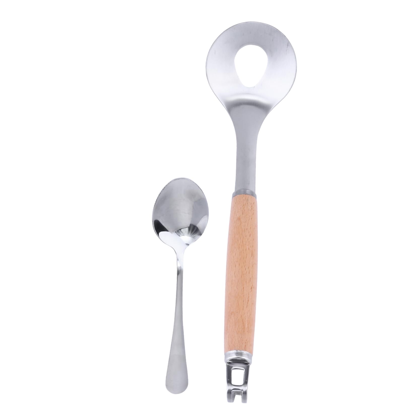 KICHOUSE 1set Meatball Maker Spoon Kitchen Gadget for Meatball and Fish Preparation Includes Scoop and Handle