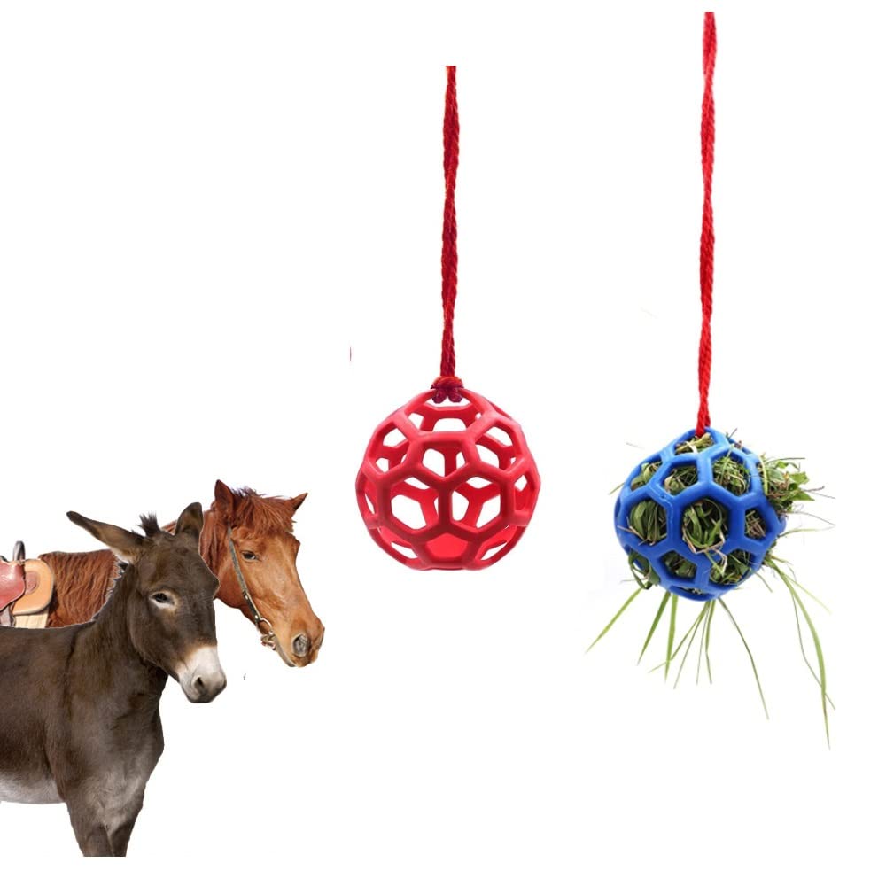 XHONG Balleaux De Chevaux For Des Stands, Jouet De Filet De Foin For Moutons De Chèvre
