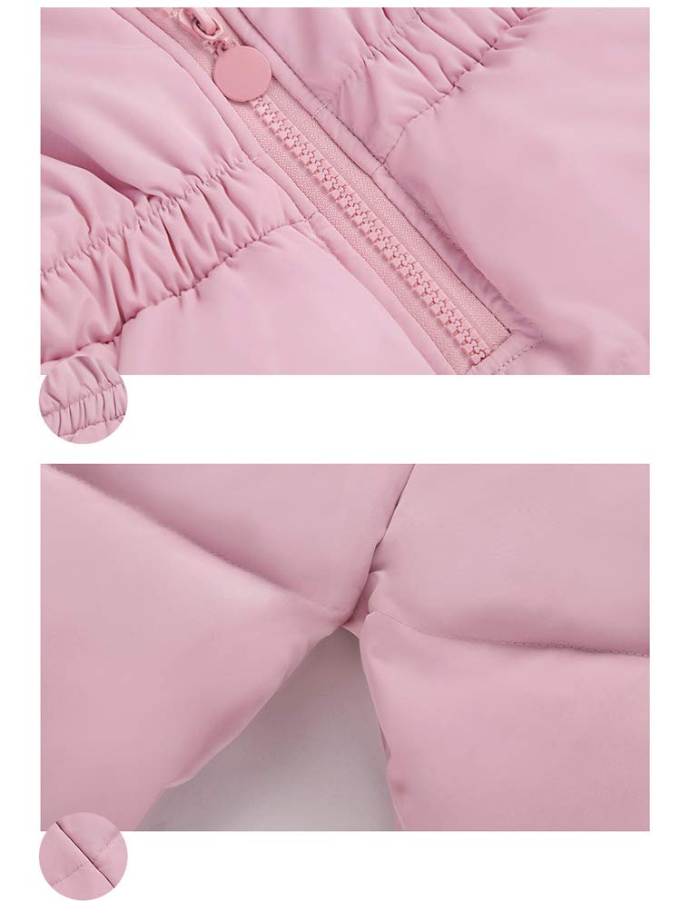 Snowsuit da Unisex Bambini Tuta da Sci Piumino Trapuntato + Salopette 2 Pezzi Tutone Inverno 0-3 Anni