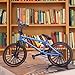 Ailejia Mini Diecast Finger Bike Extreme Sports BMX Finger Bicycle Toys Game Set for Kids and Adults, Metal Bike Model Collections Decoration Cool Boy Toy (BMX Blue)