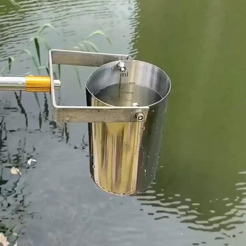 304 stal nierdzewna wahadłowy próbnik zlewki chochla 500ml wody pręt próbnika zestaw do czyszczenia basenu skimmer basenowy(7.0m)