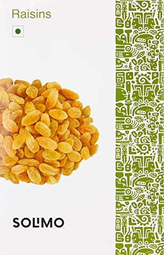 Image of Amazon Brand - Solimo Almonds, 250g With Amazon Brand - Solimo Raisins, 500g
