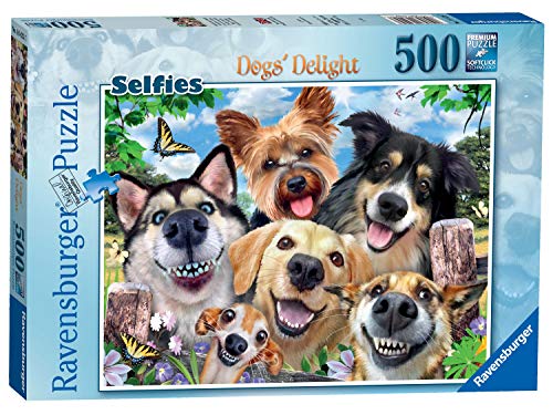 Ravensburger Selfies Dogs' Delight-Rompecabezas de 500 Piezas para Adultos y niños a Partir de 10...